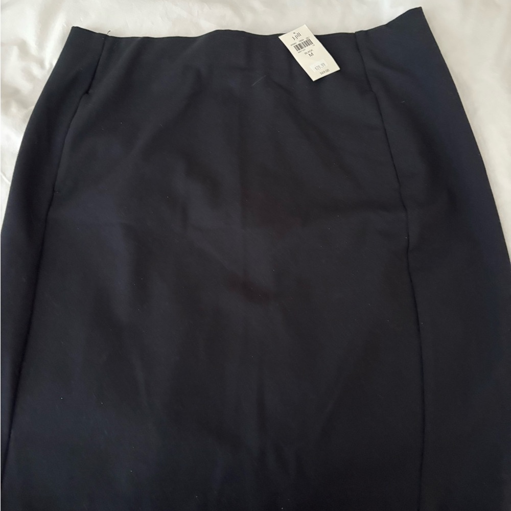 J. Jill Black Knee-Length Pencil Skirt NWT - Picture 2 of 4